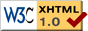 World Wide Web Consortium Validated XHTML 1.0